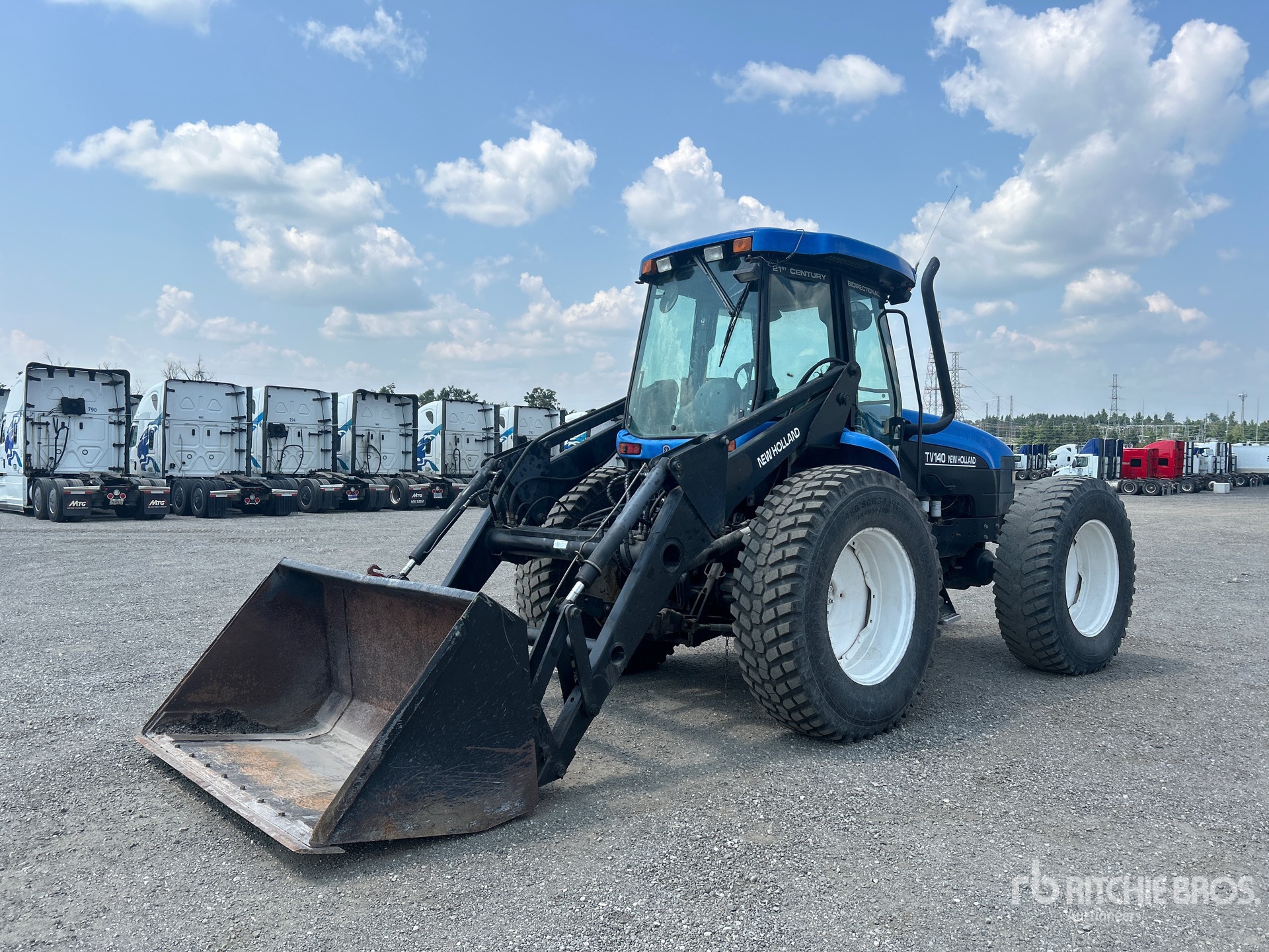 2002 New Holland TV140 Bi-Directional Tractor