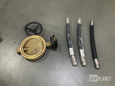 (2) Butterfly Valves & (12) Hose Assemblies