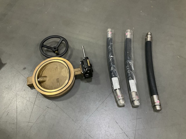 (2) Butterfly Valves & (12) Hose Assemblies (2) Butterfly Valves & (12) Hose Assemblies