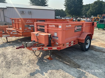 2019 MMDI 8 ft S/A Dump Utility Trailer