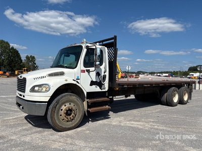 2007 Freightliner M2 106 6x4 Ciężarówka z płaską platformą