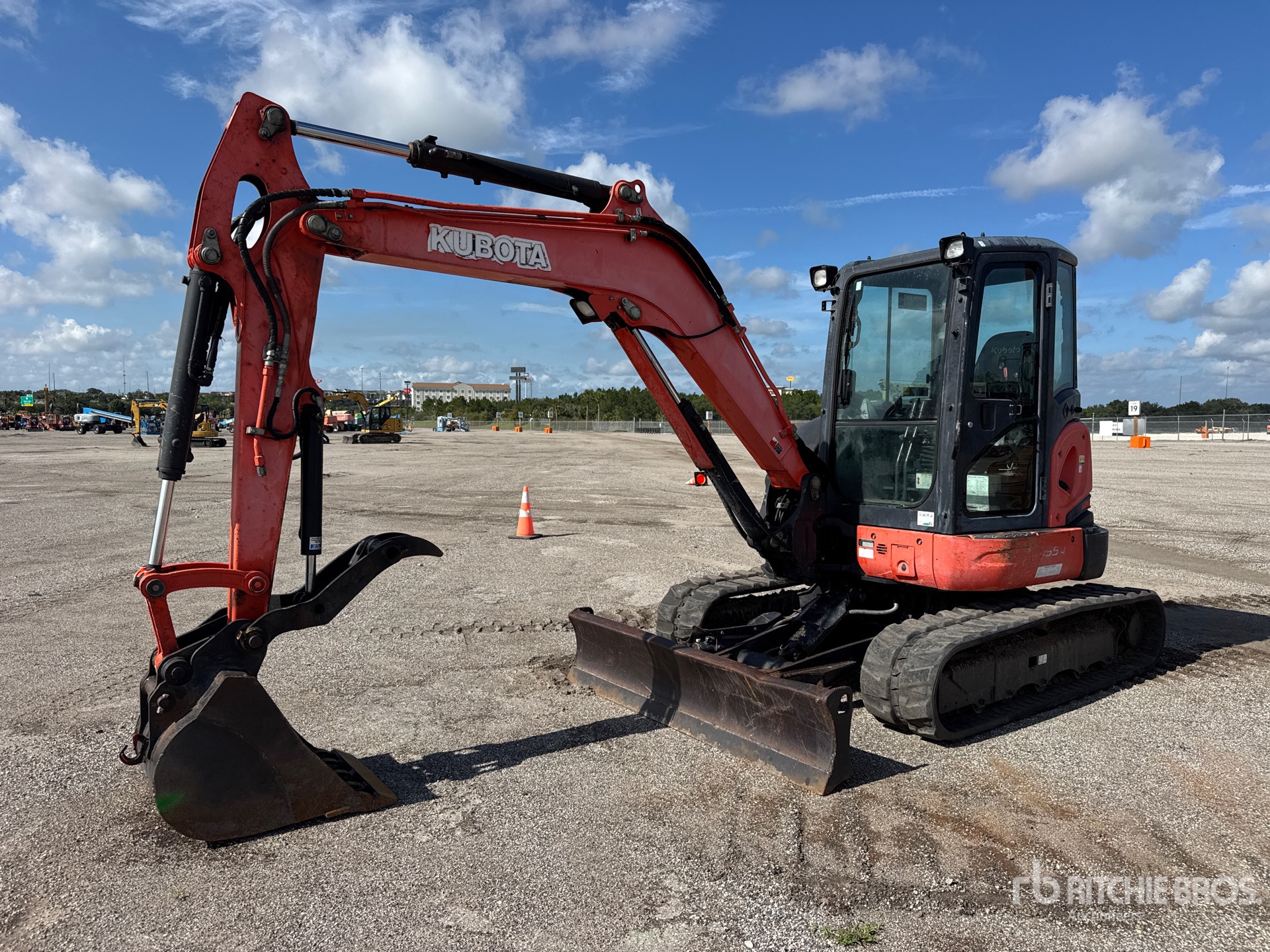 2016 Kubota U55-4R3AP Mini Excavator