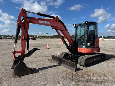 2016 Kubota U55-4R3AP Mini Excavadora