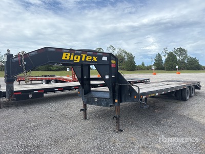 2021 Big Tex 35SA 30 ft T/A Gooseneck Remorque pour équipement
