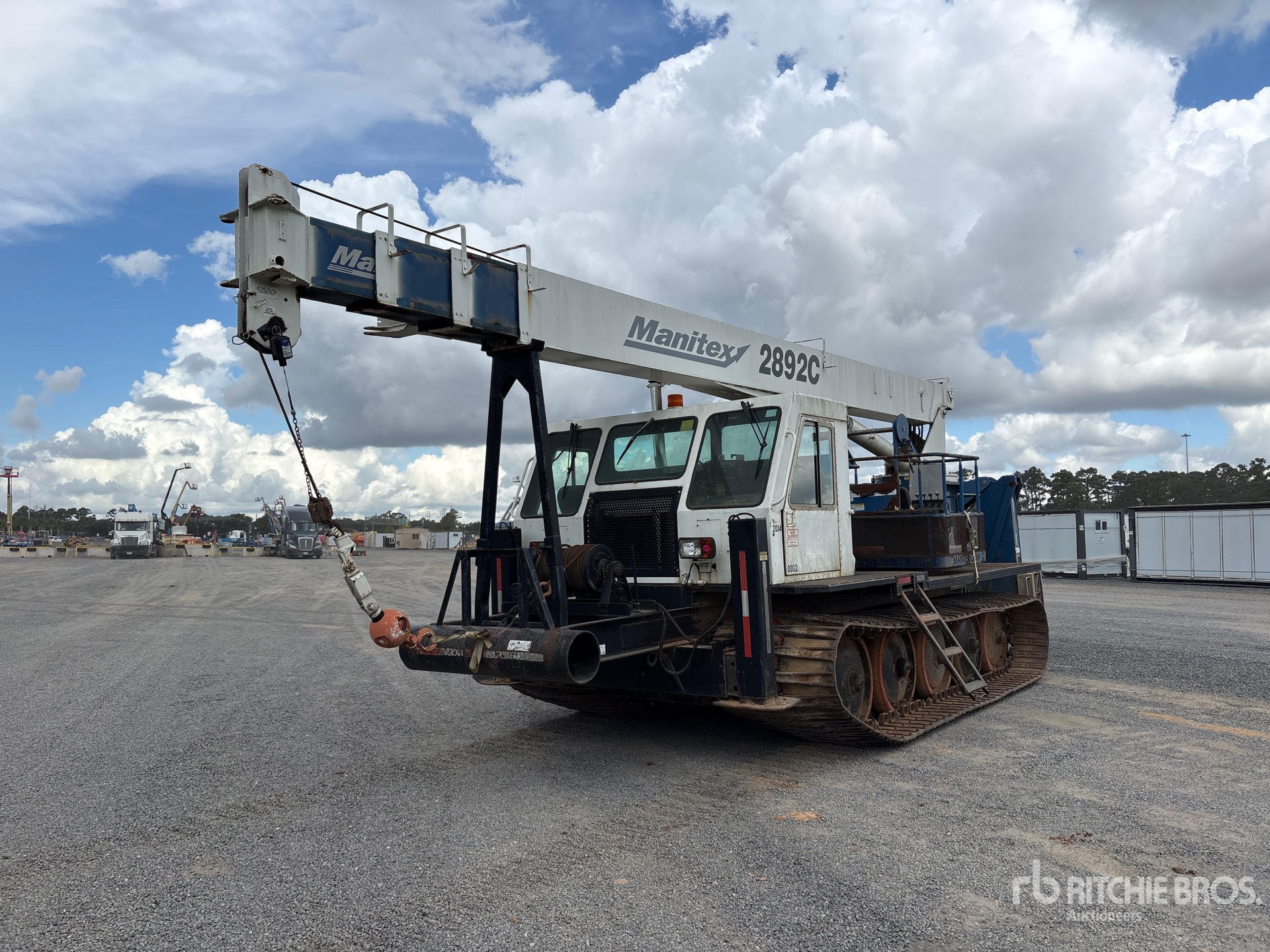Bombardier B15T Crawler Carrier Crane w/ Manitex 2892 28 t