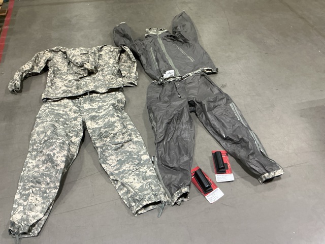 (49) Wet Weather Jackets, (104) OC Spray Carriers & Assorted Items (49) Wet Weather Jackets, (104) OC Spray Carriers & Assorted Items