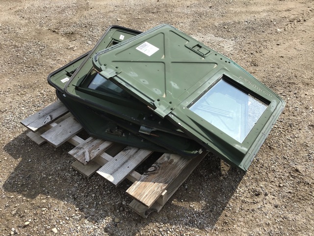 Set of (4) HMMWV Humvee Hard Doors