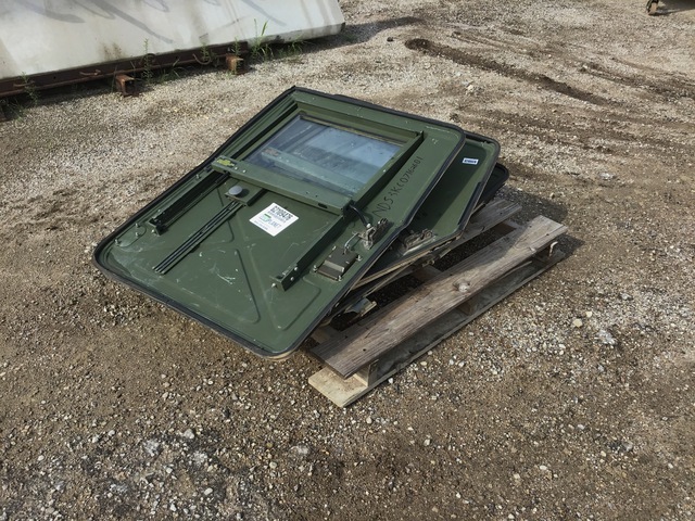 Set of (4) HMMWV Humvee Hard Doors