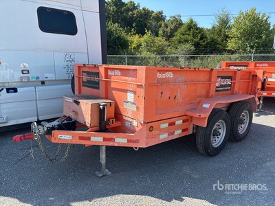 2020 MMDI 10 ft T/A Dump Utility Trailer