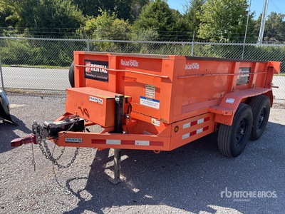 2020 MMDI 10 ft T/A Dump Utility Trailer