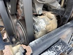 Engine with A/C Compressor