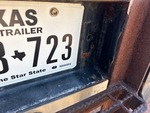 Trailer Chassis with License Plate Light Functional