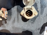 Trailer Chassis with Power Receptacle Functional