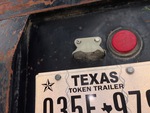 Trailer Chassis with License Plate Light Functional