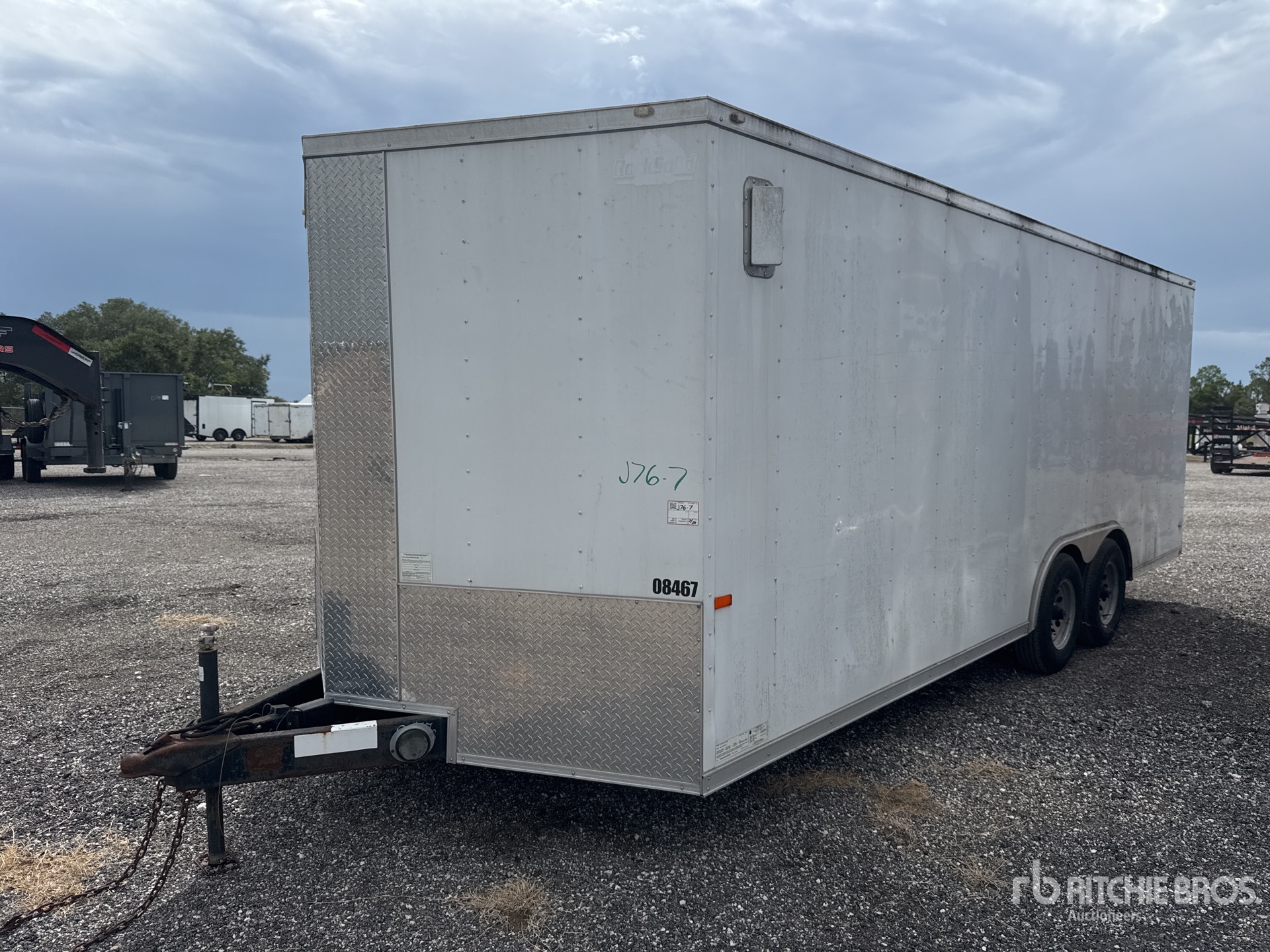 2019 Rock Solid Cargo 20 ft T/A Enclosed Trailer
