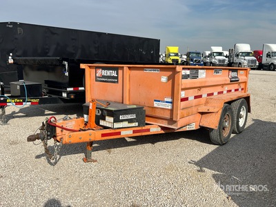 2019 Pratt EZD11762 14 ft T/A Remorque à Benne Utilitaire