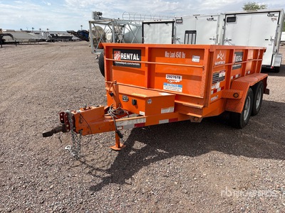 2020 Snake River DMP610 10 ft T/A Tipping Utility Trailer