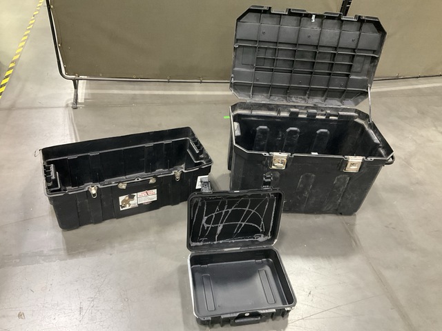 (3) Assorted Storage Cases
