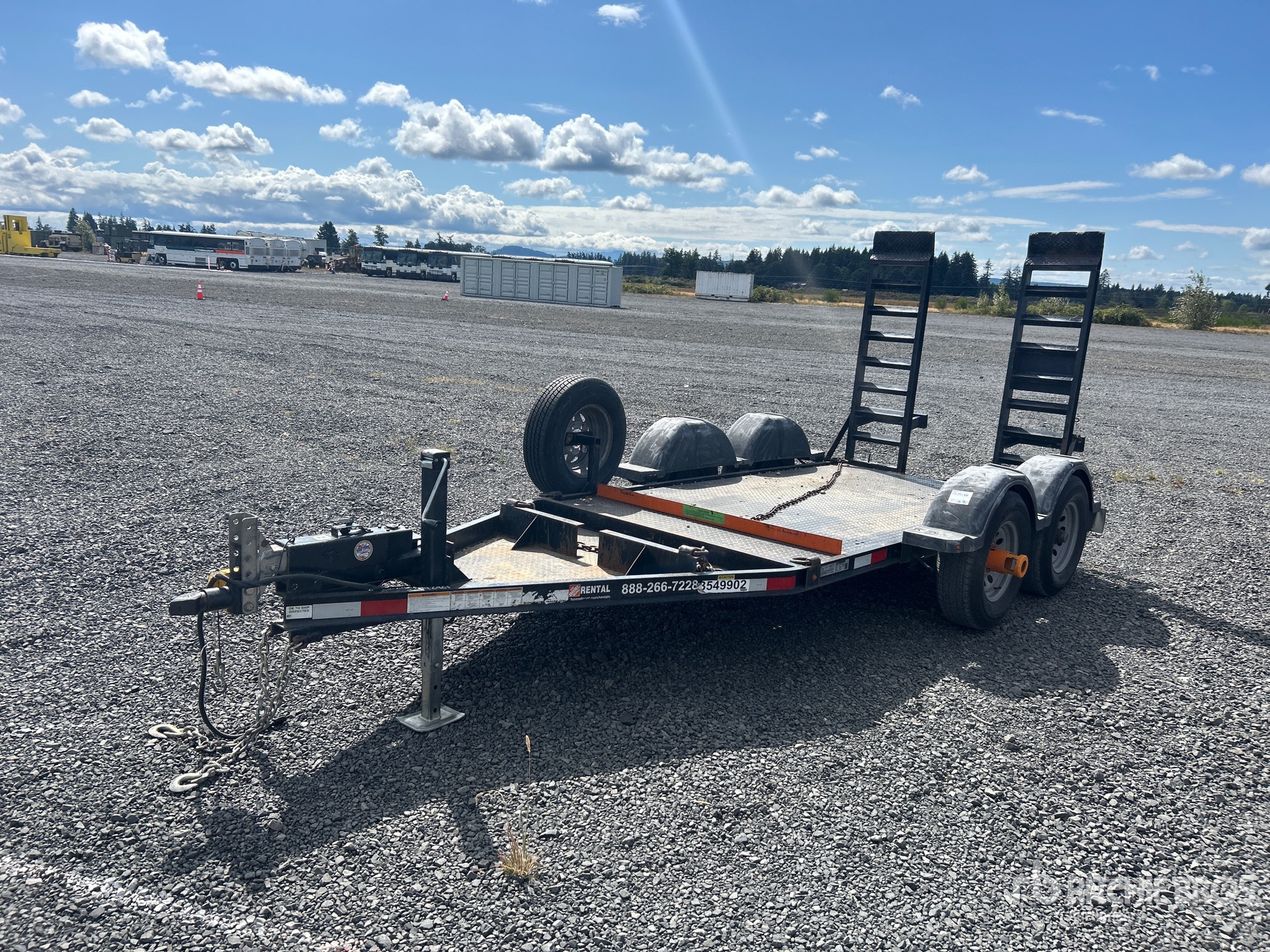 2019 Snake River 10 ft T/A Equipment Trailer