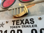 Trailer Chassis with License Plate Light Functional