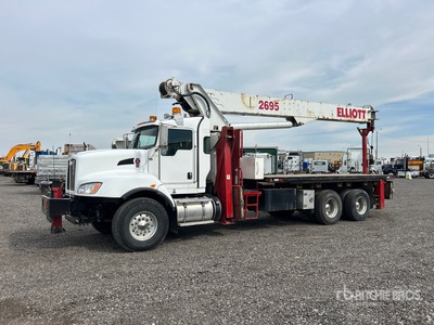 2012 Elliot 2695F 52000 lb Straight Boom on 2013 Kenworth T470 6x4 Boom Truck