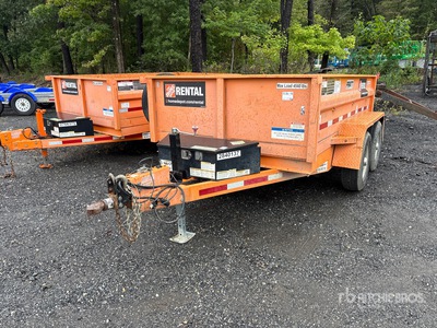 2019 Pratt EZD11762 10 ft T/A Dump Utility Trailer
