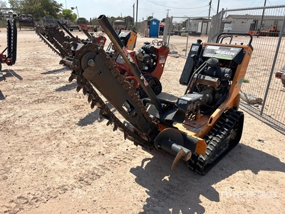 Barreto E2036RTKH-6MS Walk Behind Trencher w/ Barreto Trailer
