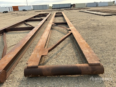 Quantity of (2) Heavy-Duty Steel Skids