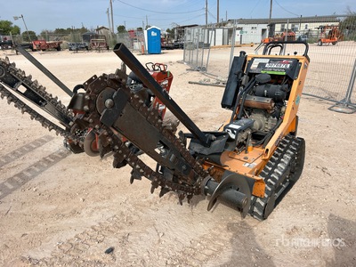 Barreto E2036RTKH-6MS Walk Behind Trencher w/2020 Barreto Trailer
