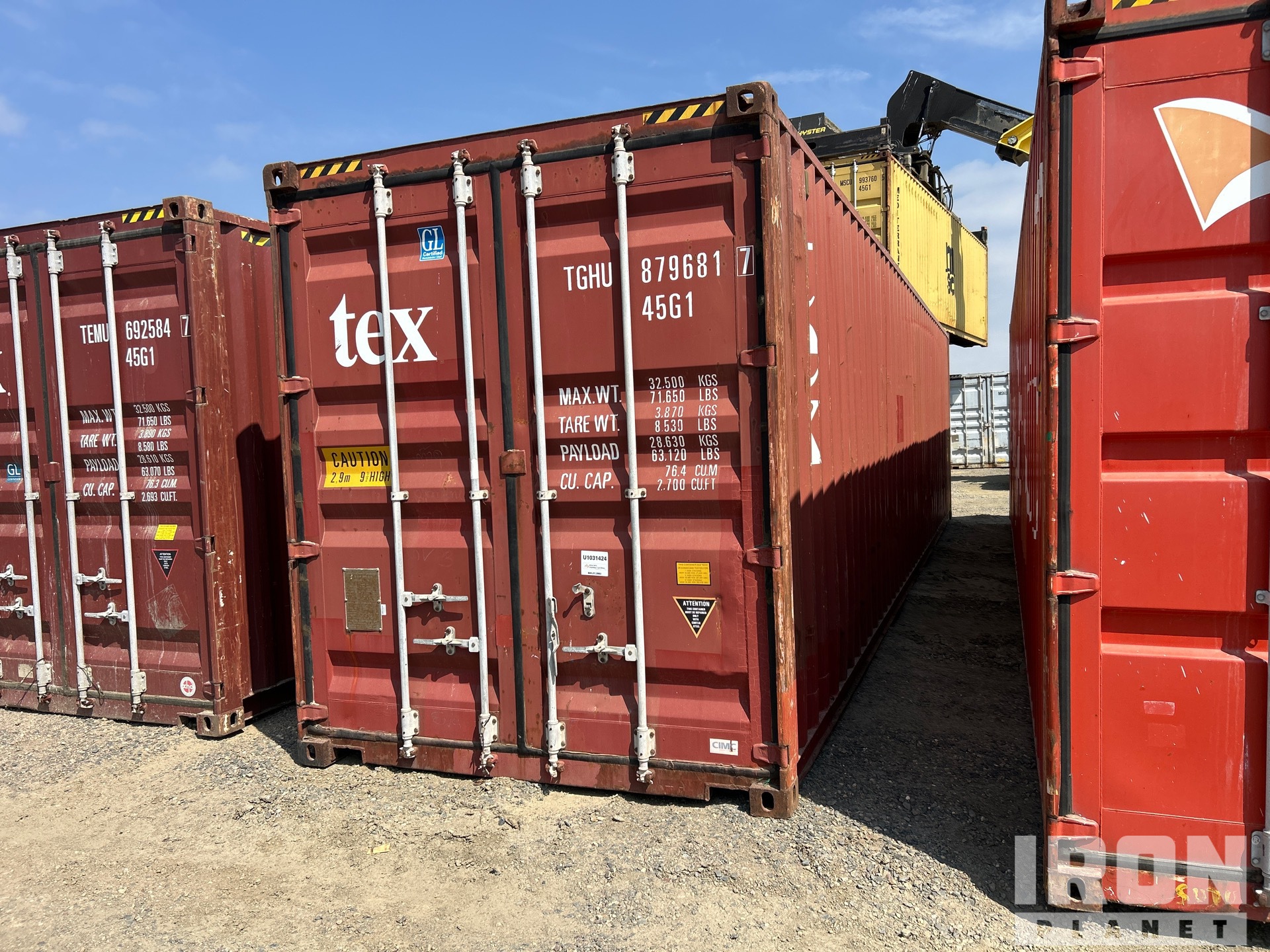 40 ft High Cube Storage Container