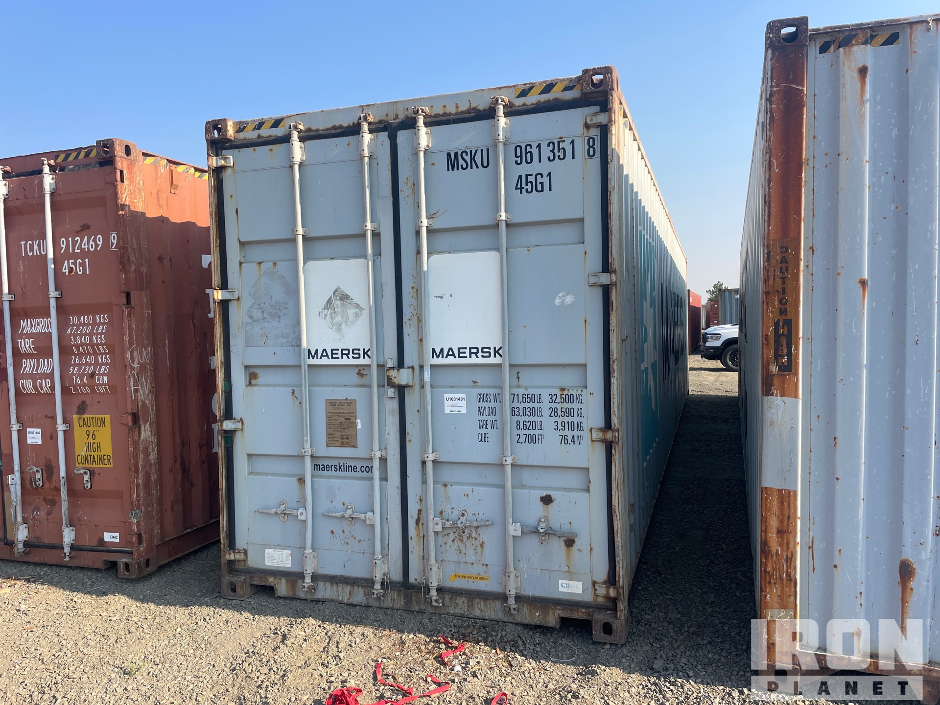 40 ft High Cube Storage Container