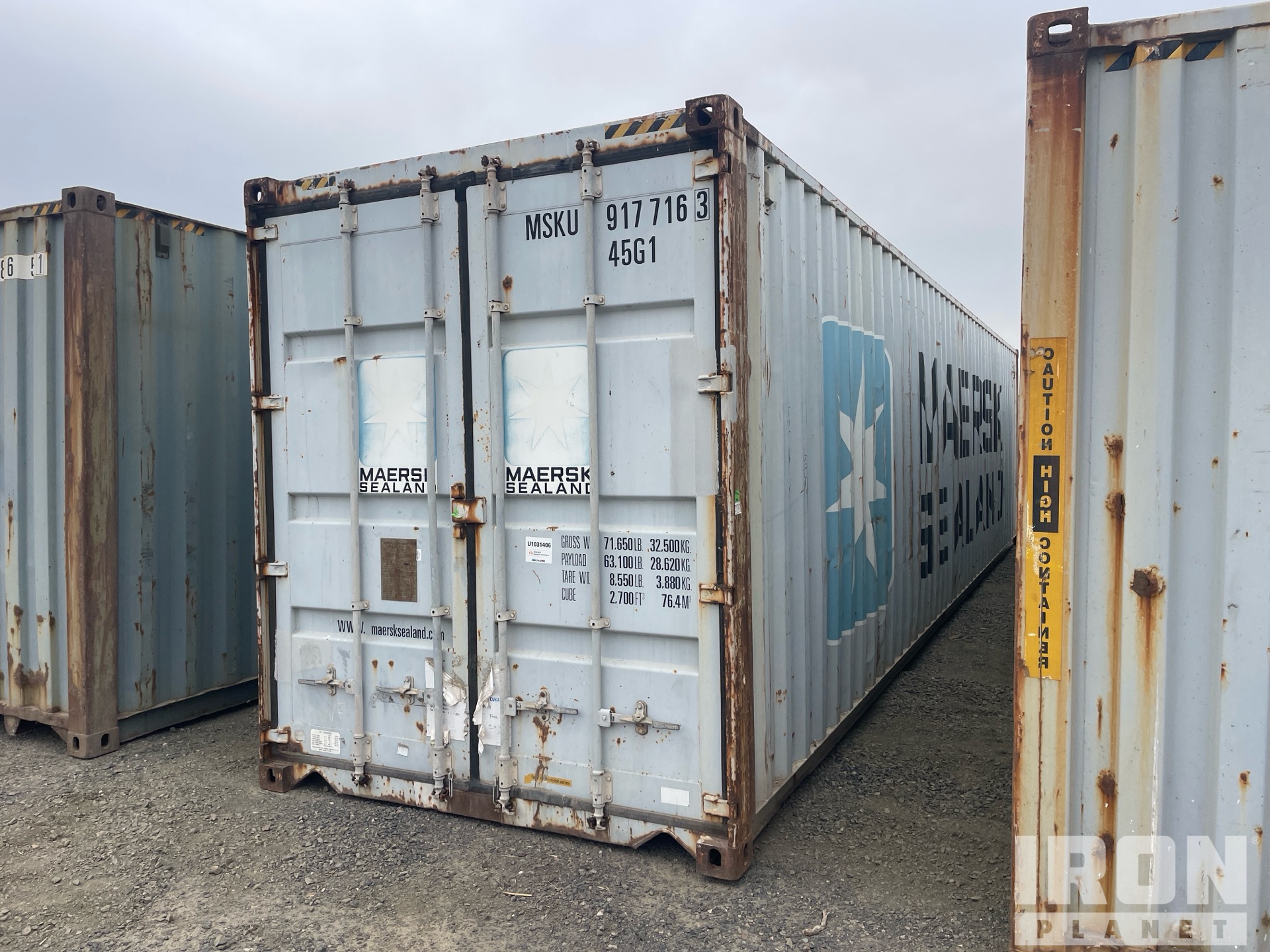 40 ft High Cube Storage Container