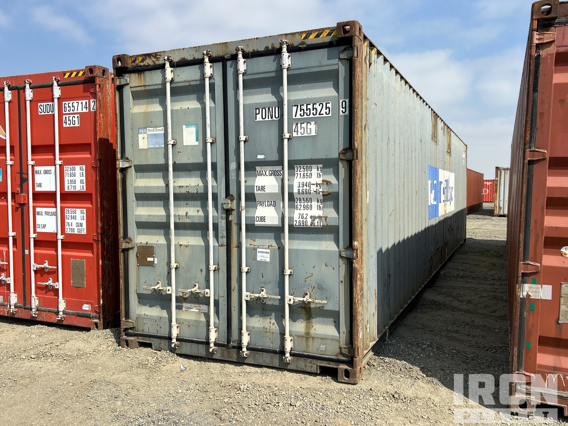40 ft High Cube Storage Container