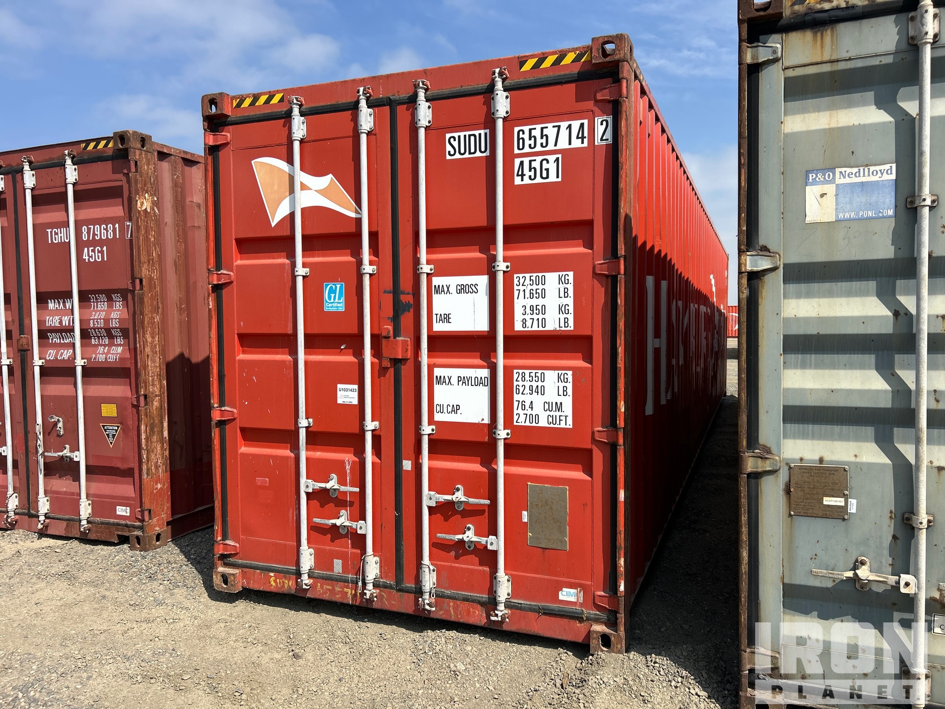 40 ft High Cube Storage Container