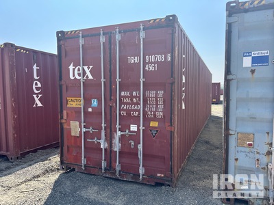 40 ft High Cube Conteneur de stockage