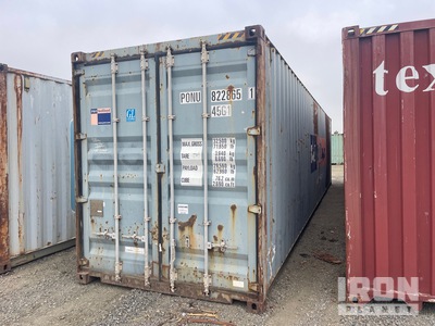 40 ft High Cube Conteneur de stockage