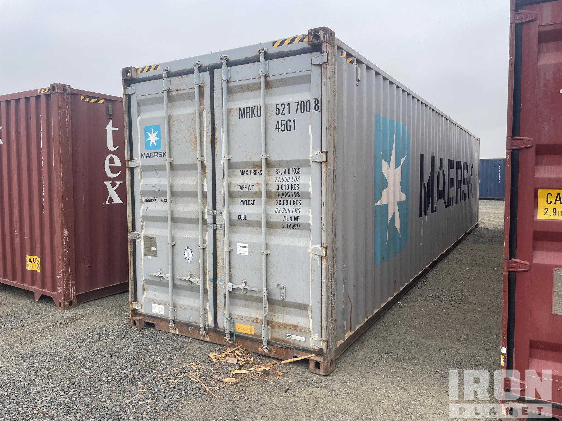 40 ft High Cube Storage Container