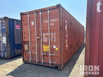 40 ft High Cube Conteneur de stockage