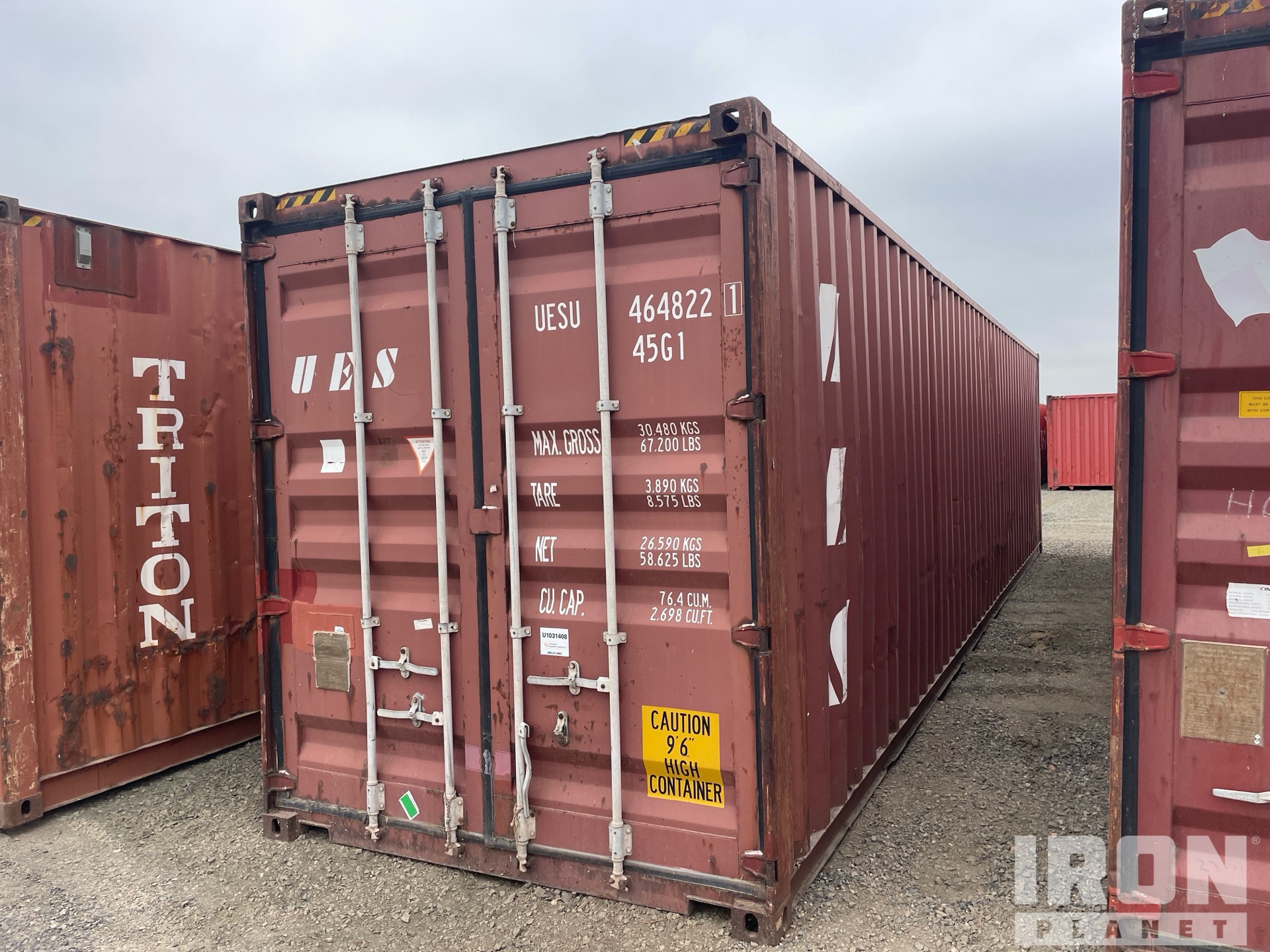 40 ft High Cube Storage Container