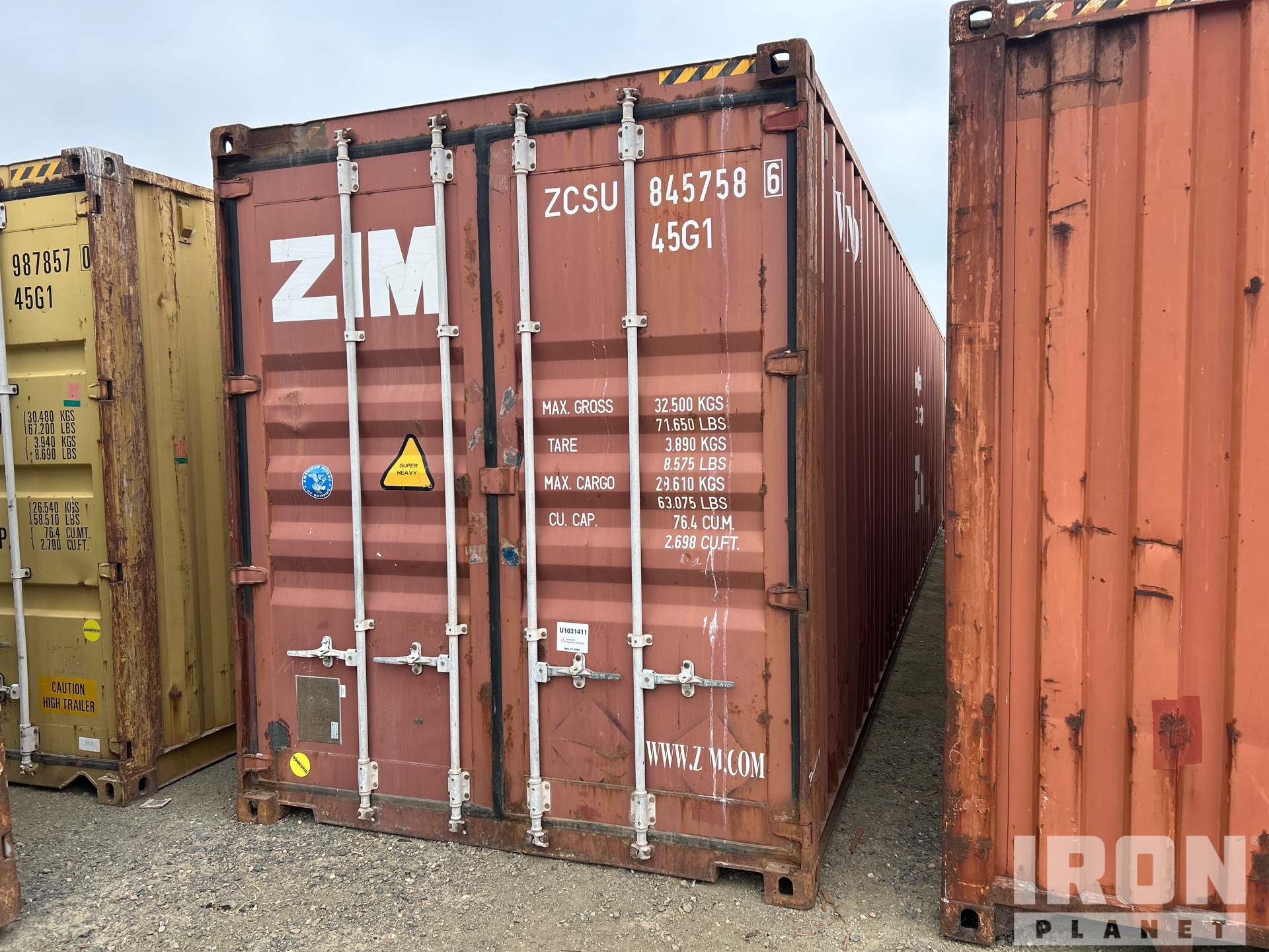 40 ft High Cube Storage Container