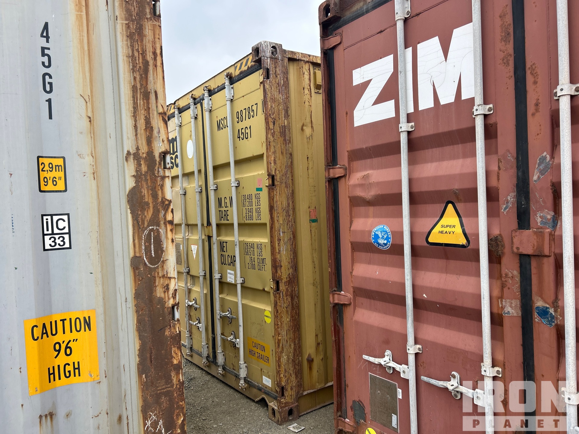 40 ft High Cube Storage Container