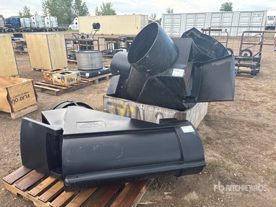 Quantity of (3) Calmar 4 ft x 16 in Combine Auger Spouts