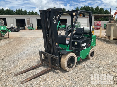 2017 Yale GTP60VX 4650 lb Pneumatic Tire Heftruck