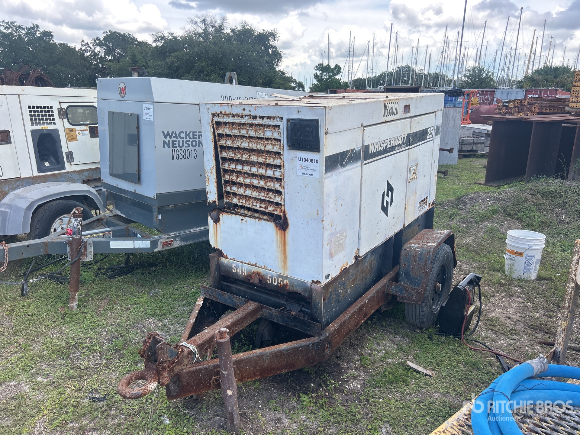 2005 Multiquip DCA25 25 kVA Mobile Generator Set