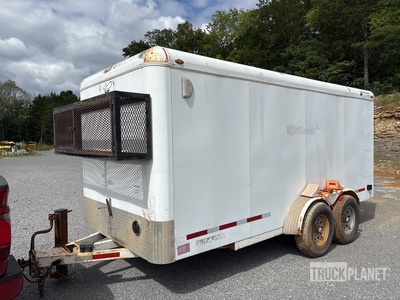 2015 CM Trailers 7X16 16 ft T/A Enclosed Trailer