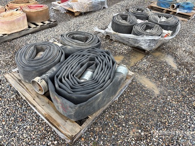 Quantity of (2) Pallets of 6 in Layflat Water Hose