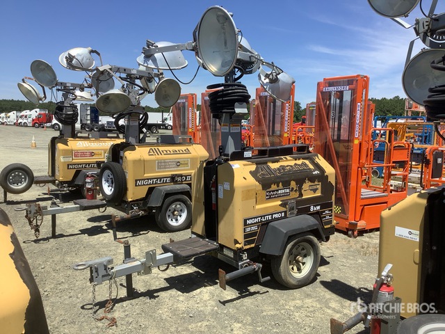 2015 Allmand Night-Lite Pro II 8 kW Light Tower