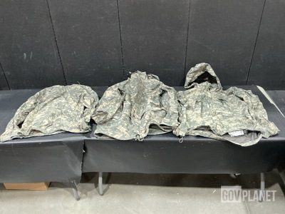 (25) Cold Weather Parkas, (18) Wet Weather Jackets & Assorted Items
