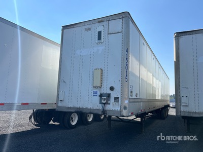 2012 Wabash 53 ft x 102 in Quad/A Remolque de furgoneta
