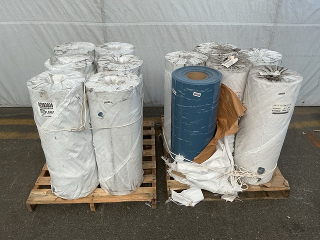 (12) Rolls of 67459040 Blue Marbleized Floor Matting